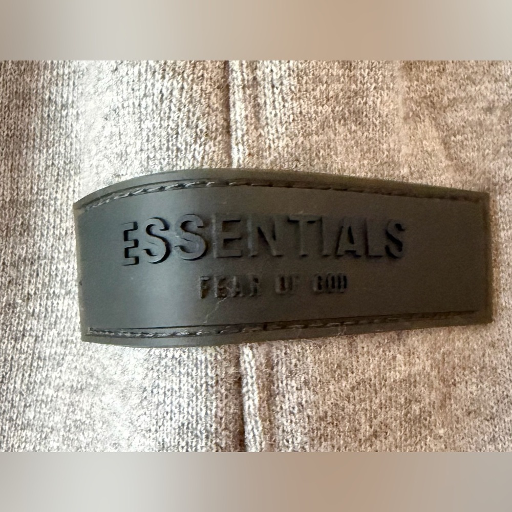 Essentials Fear of God Essentials Sweatpants  Dark Oatmeal/Grey Men's Size, XS - Picture 3 of 8